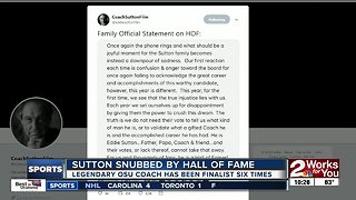 Eddie Sutton snubbed by Naismith Basketball Hall of Fame as finalist for sixth time