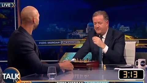 Andrew Tate destroying Piers Morgan in Chess game on Live TV 😲