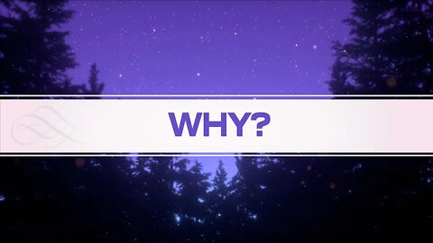 WHY? - Week 1 - Rev Todd Johnson