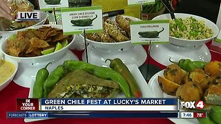 Green Chile Fest at Lucky's Market - 7:30am live report