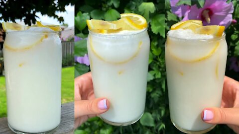 The most delicious creamy lemonade you’ll ever have