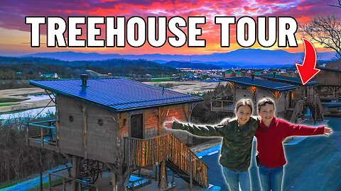 NEW Sanctuary Treehouse Resort Full Tour | Great Smoky Mountains (Sevierville, TN)