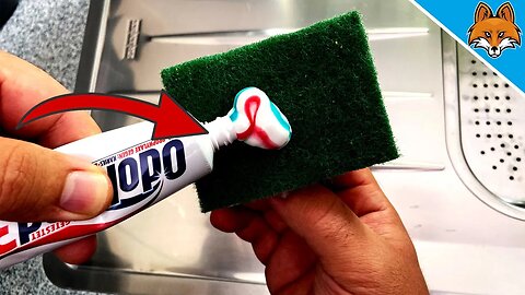 Wipe down your Sink with TOOTHPASTE and WATCH WHAT HAPPENS ⚡️