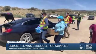 Border towns struggle for supplies