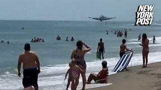 'Oh, sh—!' New video of WWII plane crash off Florida beach