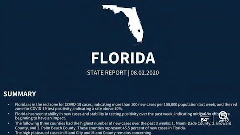 Florida not sharing weekly coronavirus reports provided by White House task force