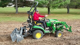Too Much to Handle? 5' Tiller with John Deere 1025R Subcompact? Tractor Basics
