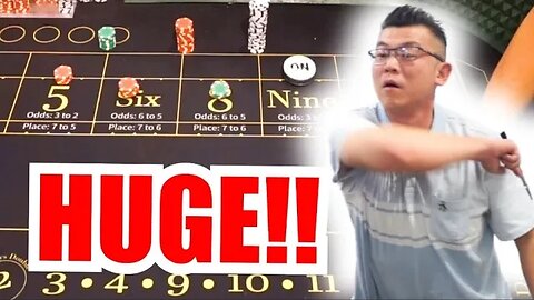 🔥AWESOME BETS!!🔥 30 Roll Craps Challenge - WIN BIG or BUST #295