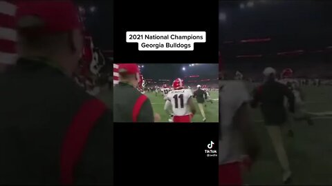Georgia Bulldogs defeat Alabama crimson tide and win 2021 National championship 🏆