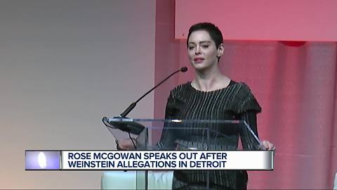 Rose McGowan's Detroit speech, 1st since Weinstein allegations