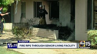 Residents displaced after fire breaks out at senior living facility in Phoenix
