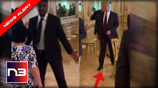 BEAUTIFUL: Watch Grandma THWART Secret Service When She Spots Donald Trump At Mar-A-Lago