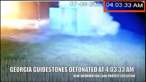 Georgia Guidestones Detonated at 4:03.33 AM, New Information