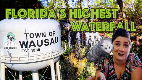 We Visit Falling Waters State Park and Get Some Dazzlewear in Wausau Florida, The Possum Capital