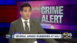 ASU Police: Several students robbed near Tempe campus