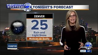Rain and snow for Denver into Saturday