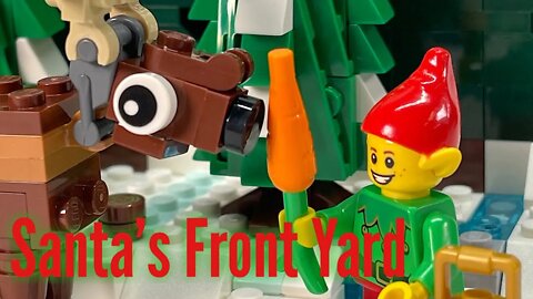 Santa's Front Yard Lego Christmas 40484 Unboxing and Build