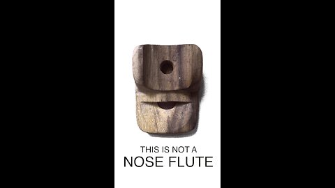 This is not a nose flute 👃🪈