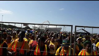SOUTH AFRICA - Durban - ANC campaign trail at Moses Mabhida Stadium (Video) (PNf)