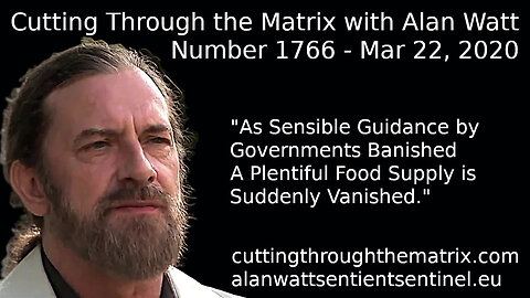 Cutting Through the Matrix with Alan Watt Number 1766 - Mar 22 2020
