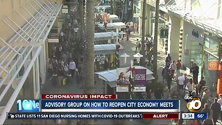 Advisory group on how to reopen city economy meets