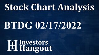BTDG Stock Chart Analysis B2Digital Inc. - 02-17-2022