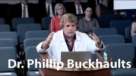 South Carolina Senate Hearing - Dr. Phillip Buckhaults Testifies About COVID Vaccine Problems