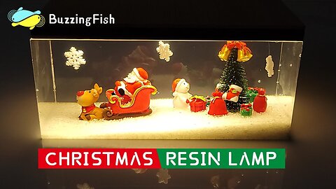 -- How to Make a Resin Christmas Lamp _ Resin Art --