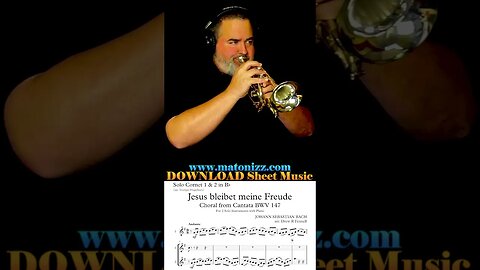 𝄞Cornet or 𝄢Euphonium??? #bach #jesujoyofmansdesiring #cornet #euphonium #trumpet #comparison