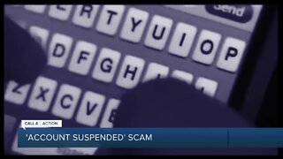 Beware 'account suspended' scam