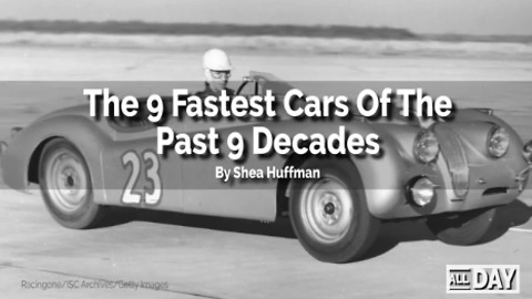 The fastest cars throughout history