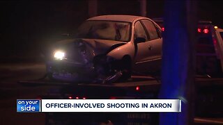 Officers from the Akron police department are on paid leave after shooting a 19 year old man