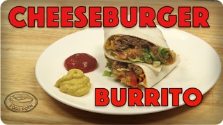 Cheeseburger burrito recipe