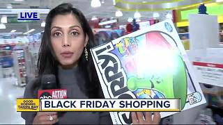 Black Friday shopping underway at Toys R Us