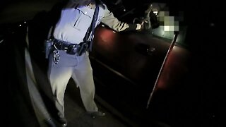 Ohio police department share video of tense traffic stop