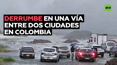 Varios muertos y heridos tras un derrumbe en una vía entre dos ciudades en Colombia