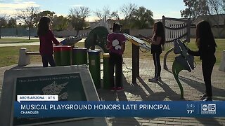 Kyrene De La Paloma Elementary School dedicated a new on-site park to their late principal