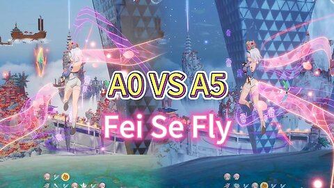 A0 VS A5 FeiSe fly Tower of Fantasy Global 幻塔妃色