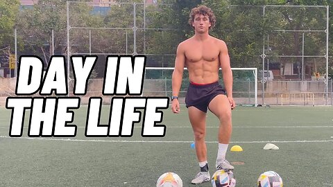 Putting In The HARD Work! Day In The Life Of A Footballer In Barcelona!