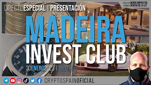 DÍA 30 DE ENERO A LAS 19:07 H | PRESENTACIÓN MADEIRAINVESTCLUB