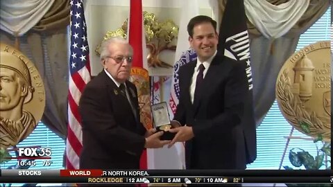 Rubio Visits Orlando To Personally Honor Borinqueneer With Congressional Gold Medal