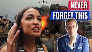 THIS IS WHAT AOC THINKS OF ISRAEL - NEVER FORGET THIS: