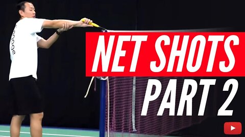 Net Backhand Shots - Badminton Lessons with Coach Hendry Winarto - English with Indonesian Subtitles