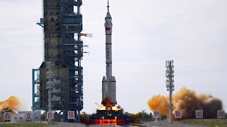 China Launches First Crew To New Space Station