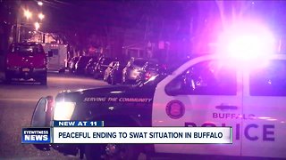 Peaceful ending to SWAT situation in Buffalo