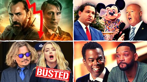 Amber Heard BUSTED In Johnny Depp Trial, DeSantis vs Disney, Fantastic Beasts DISASTER, Will Smith