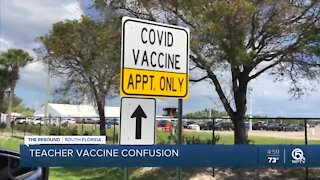 Teachers younger than 50 years old face COVID-19 vaccine confusion