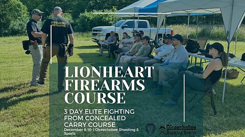 Elite Concealed Carry Training Course: Dec 8-10, 2023 - Okeechobee, FL