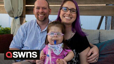 Parents of 2ft 5in tall girl born with rare form of dwarfism share their hopes