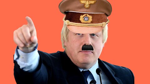 Boris Hitler Johnson Alludes to Lockdown UK After Christmas for Fake Variant